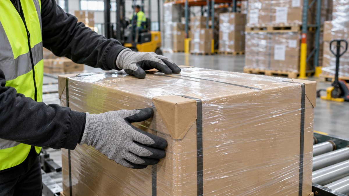 Keskin Köşeli Paketlerde POF Film Koruması