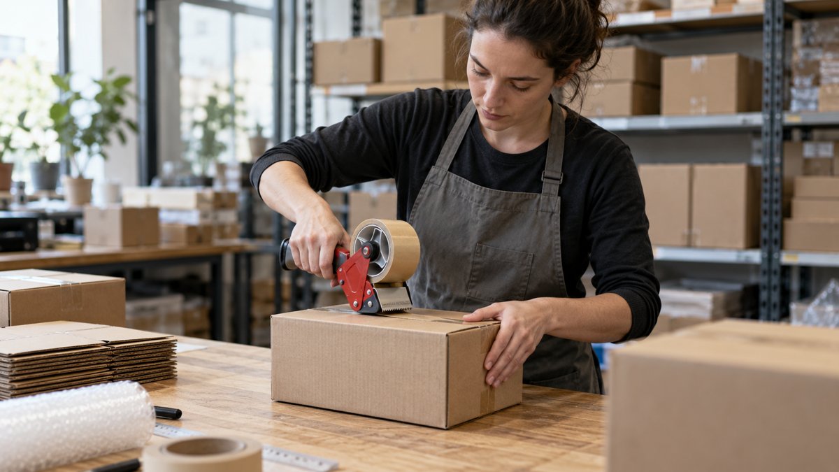 E-Ticaret Paketlerinde El Tipi Kraft Bant