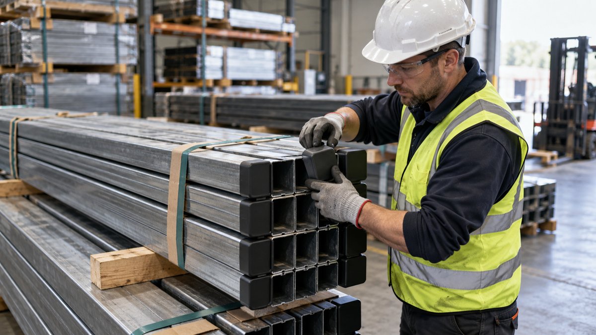 Metal Profillerde Uç Koruma ve Sevkiyat Hazırlığı