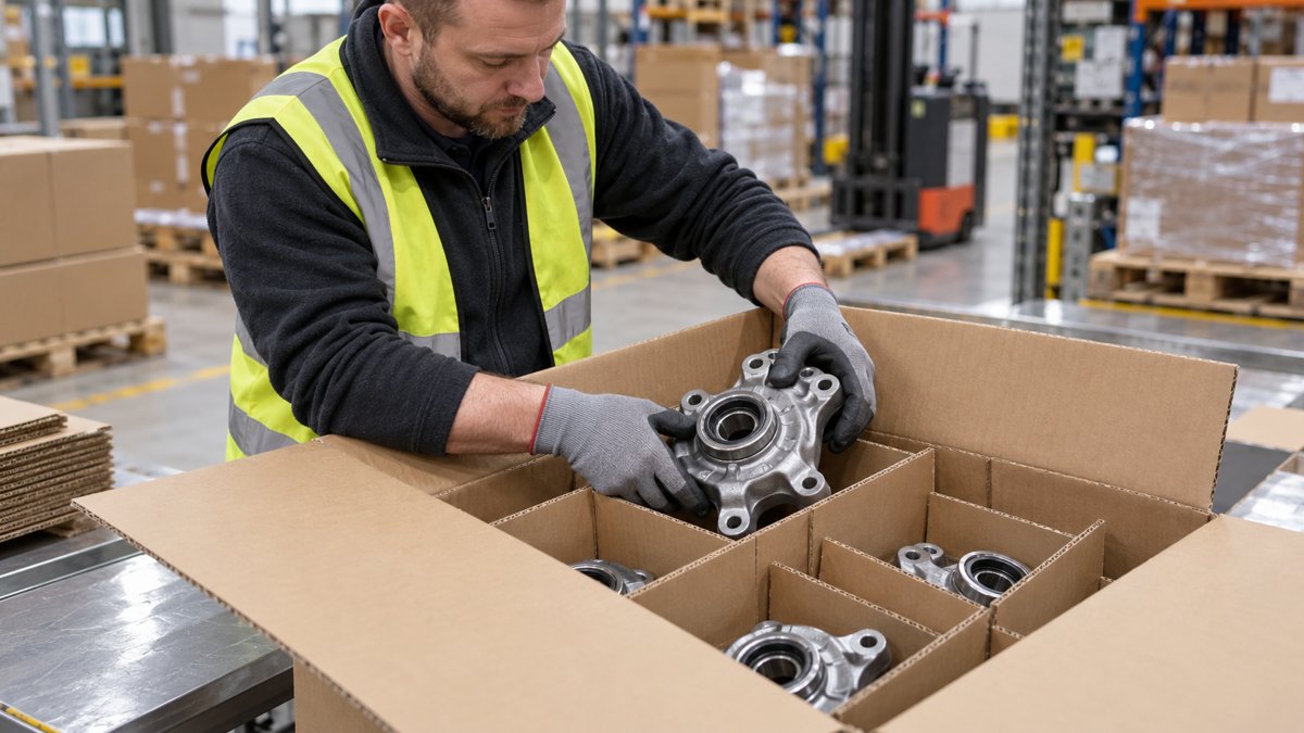 Otomotiv Metal Yedek Parçalarında Koli İçi Koruma