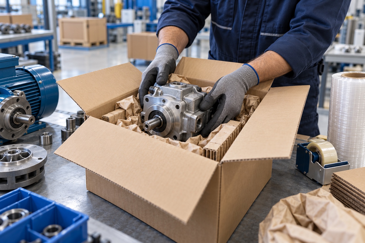 Endüstriyel Pompa ve Motor Yedek Parçaları Nasıl Paketlenir?