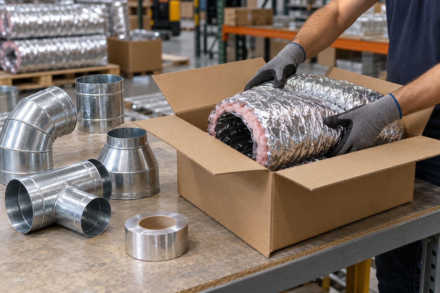 HVAC Kanal ve Havalandırma Aksesuarları Nasıl Paketlenir?