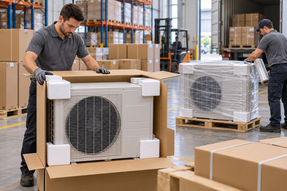 In-Box Support and Shipping for Outdoor AC Units
